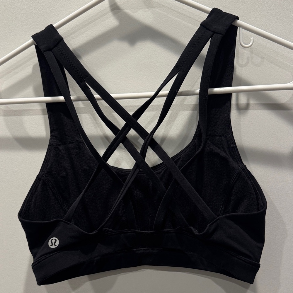 lululemon athletica Black Energy Sports Bra